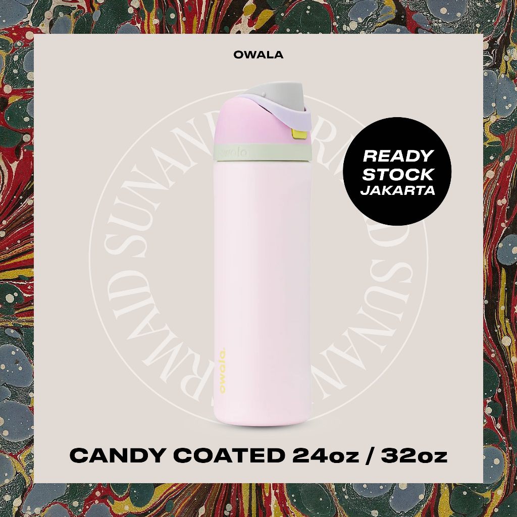 Jual Owala Freesip Candy Coated 24oz 32oz Stainless Steel Insulated Bottle Shopee Indonesia