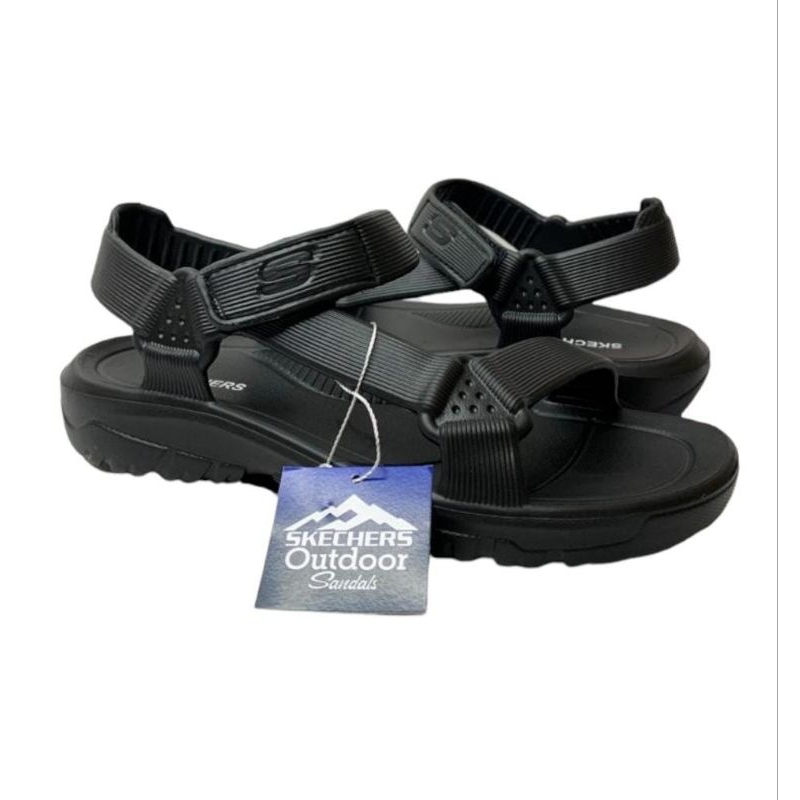 Jual Sandal Pria Skechers Tali Belakang Ringan Anti Slip Sendal