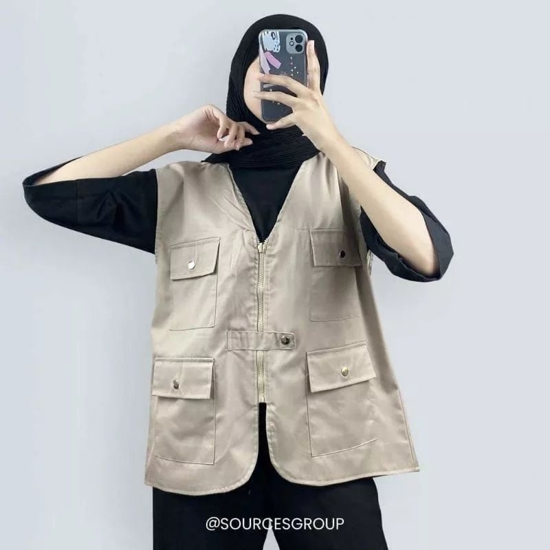 Jual ROMPI VEST WANITA/PRIA | Shopee Indonesia