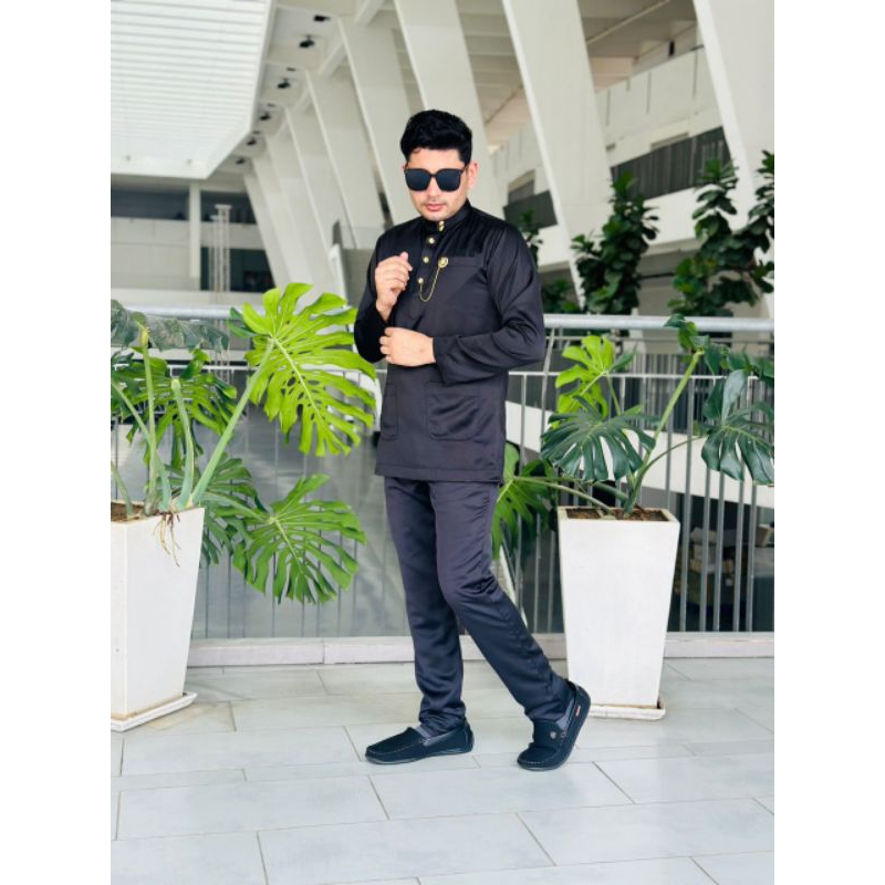 Jual BAJU MELAYU LAKI-LAKI DEWASA IMPORT MALAYSIA ONE SET BAJU KURUNG