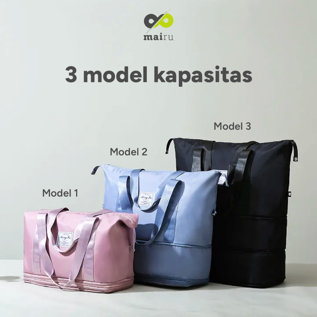 Jual Tas Travel Jumbo Bag Besar Anti Air Duffel Hand Carry Tas