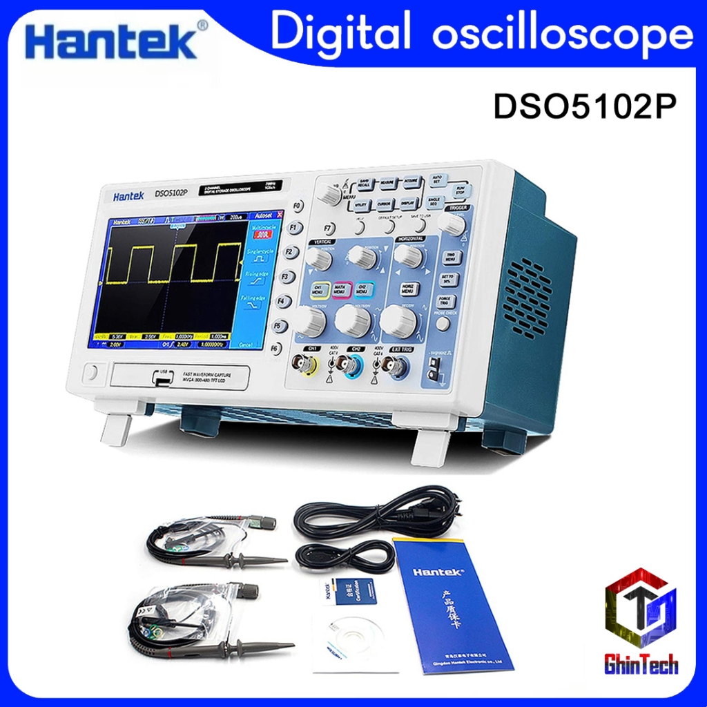 Jual HanTek Osiloskop Digital DSO5102P DSO2D15 DSO2D10 Osiloskop USB ...