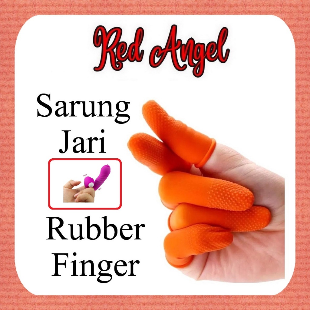 Jual Angels Sarung Jari Tangan Karet Latex Rubber Finger Shopee Indonesia