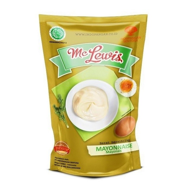 Jual PROMO Mc Lewis Salad Dressing Mayo Mayonnaise Mayones Premium 1 Kg ...