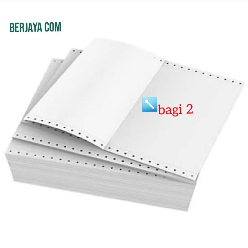 Jual KERTAS CONTINUOUS FORM RANGKAP 1 2 3 4 (9 1/2