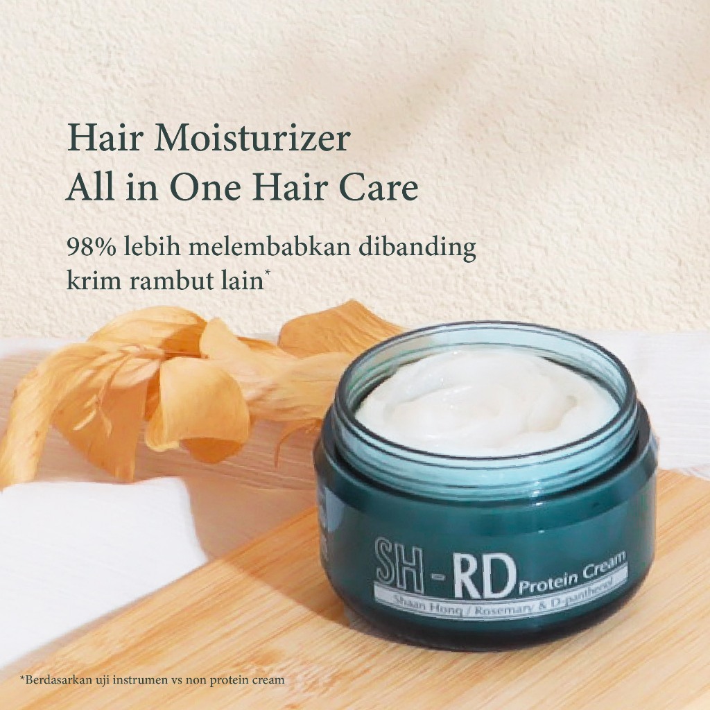 Jual SH-RD SHRD Protein Cream Moisturizer & Vitamin Rambut 50ml (BESAR ...