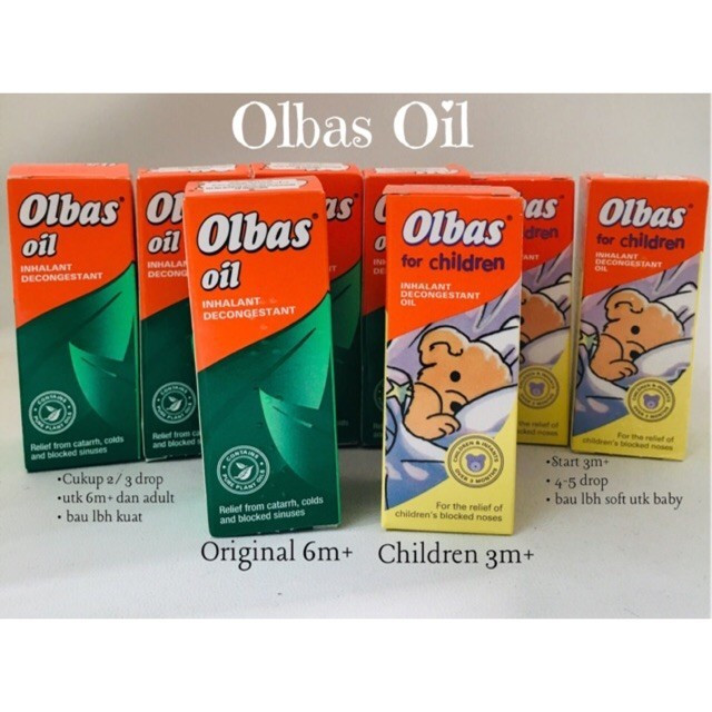 Jual Olbas Oil For Baby and Children Inhalant Decongestant Oil pereda ...