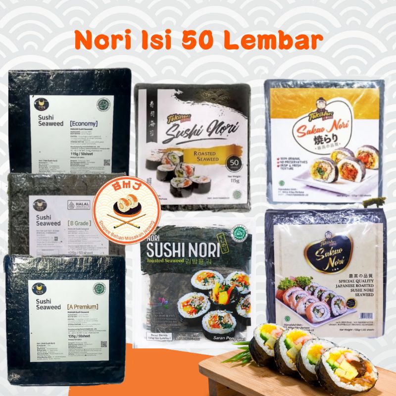 Jual Manjun Sushi Nori halal Tokinori Sushi Nori halal Sakao Sushi