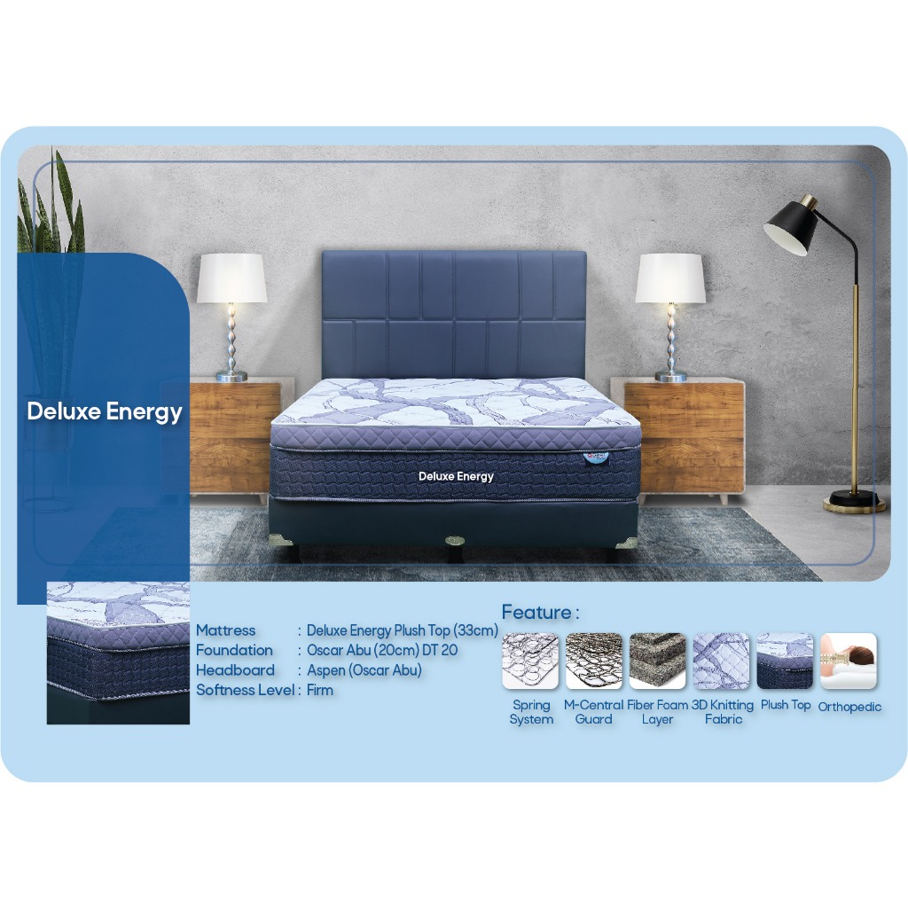 Jual Springbed Central Deluxe Energy / Kasur Central Deluxe Energy
