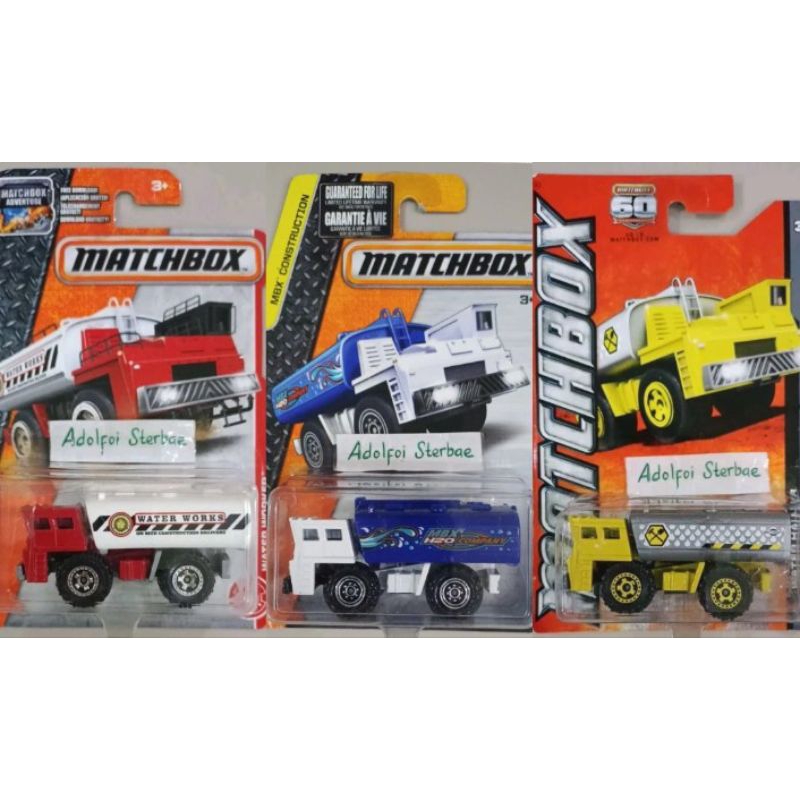 Matchbox 71a, Water Truck 200gal - Free Price Guide & Review