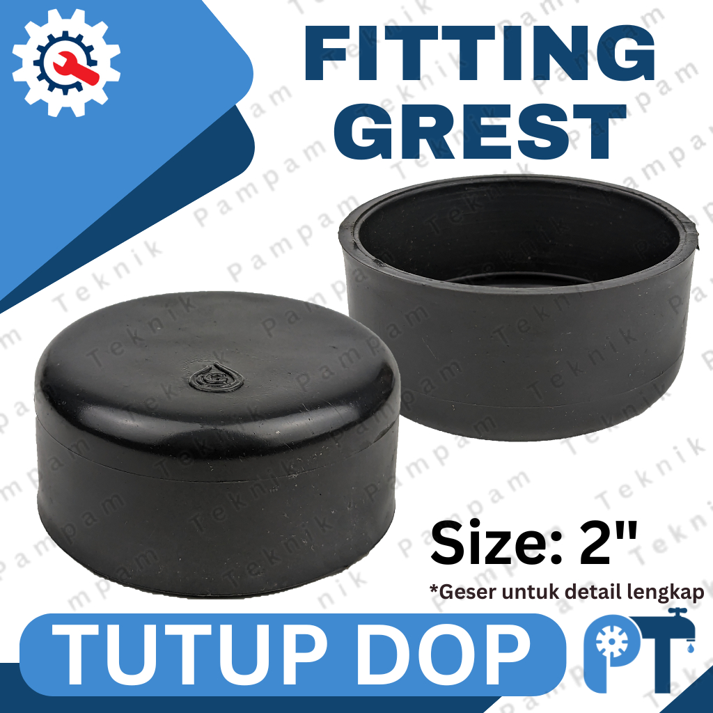 Jual DOP 2 INCH GREST / PLUG POLOS 2