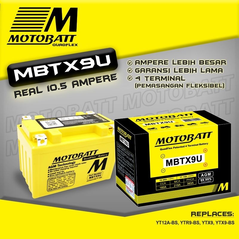 Jual Aki Motobatt Mbtx9u Motor Ninja 250 Fi Karbu Mono Z250sl Zx 250 R Z1000 Estrella Er6n 4349