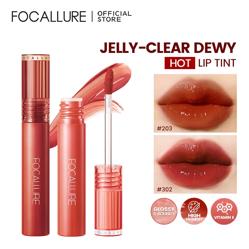 Jual Focallure Moisturizing Lip Gloss Long Lasting Glossy Soft Smooth Lipstick Long Wearing