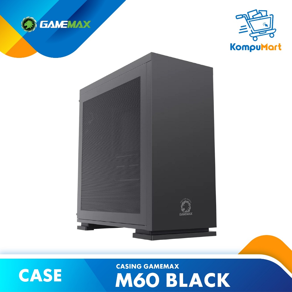 Jual Casing Gamemax M60 Black Case PC Gaming Dual Mesh mATX | Shopee ...