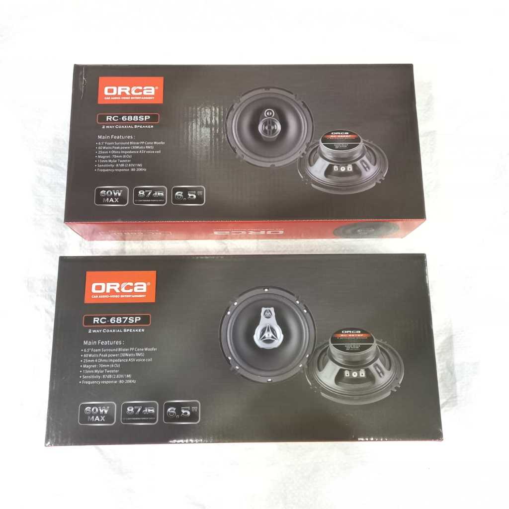 Jual Speaker Coaxial Orca RC 687 SP / RC 688 SP / Speaker Orca 6 Inch