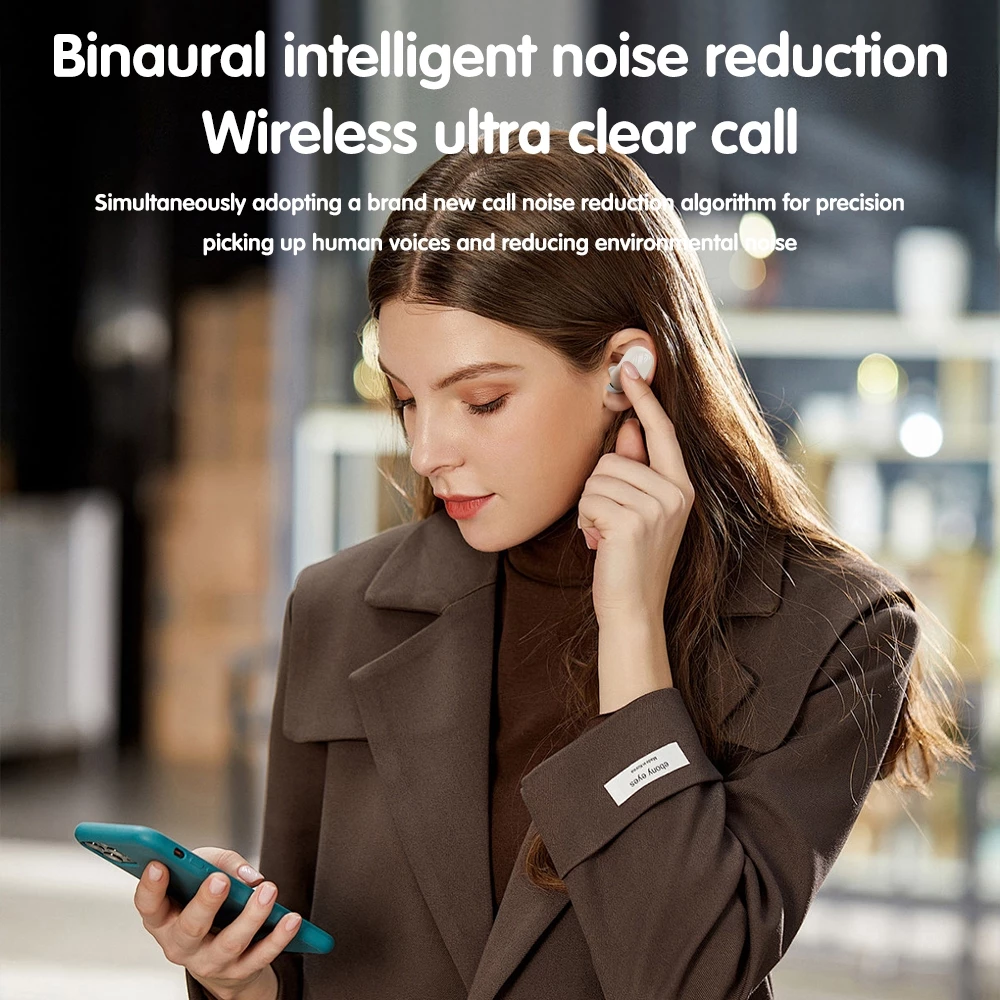 Headset Bluetooth Olahraga Tahan Air Wireless Earphone Bluetooth Fidelitas Tinggi Handset Bluetooth Sentuhan Cerdas Henset