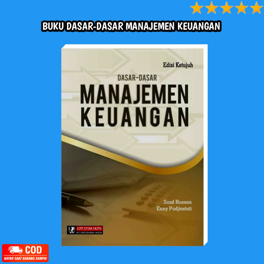 Jual Buku Dasar - Dasar Manajemen Keuangan (Edisi 7) By Suad Husnan ...