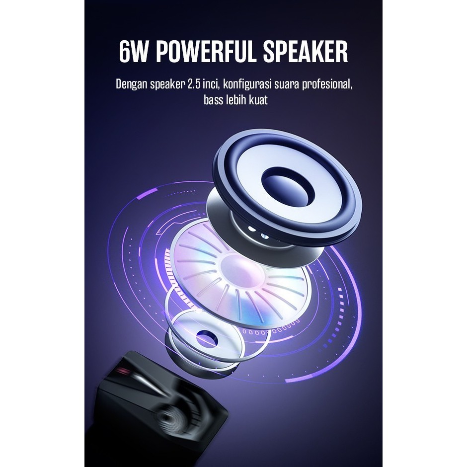 Jual Speaker Gaming GAMEN GS2 RGB Light Game Effect Sound Powerful 6W ...