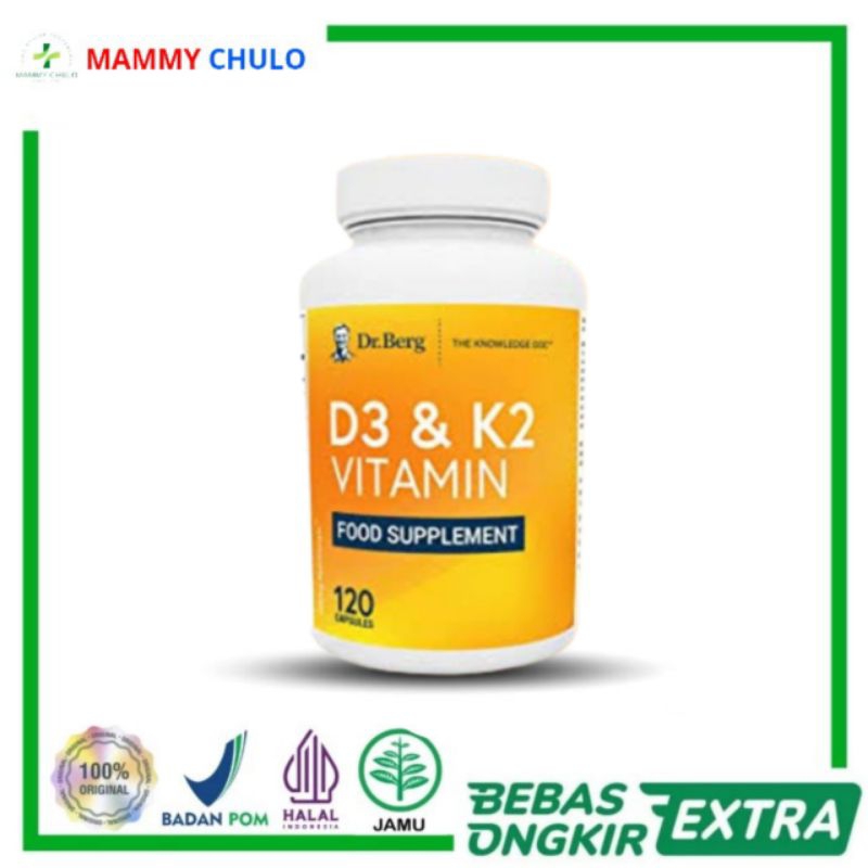 Jual Vitamin D3 & K2 Dr. Berg Original Dr Berg Vitamin D3 & K2 Asli