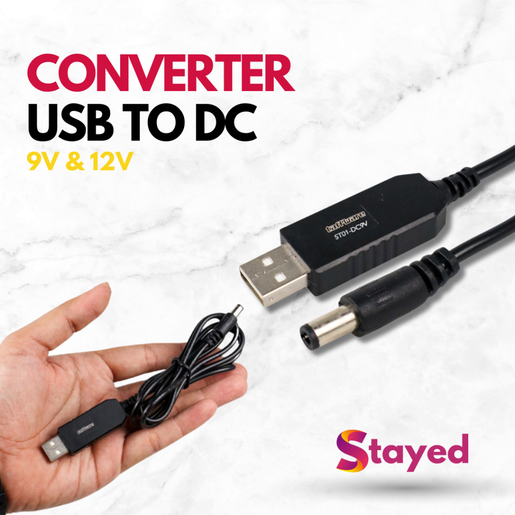 Jual Taffware USB Converter Adapter Power Boost Line DC 5V to DC 9V 0 ...