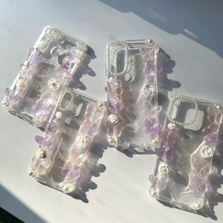 Jual CUSTOM CASE RESIN Aesthetic Butterfly Kupu Kupu Bunga