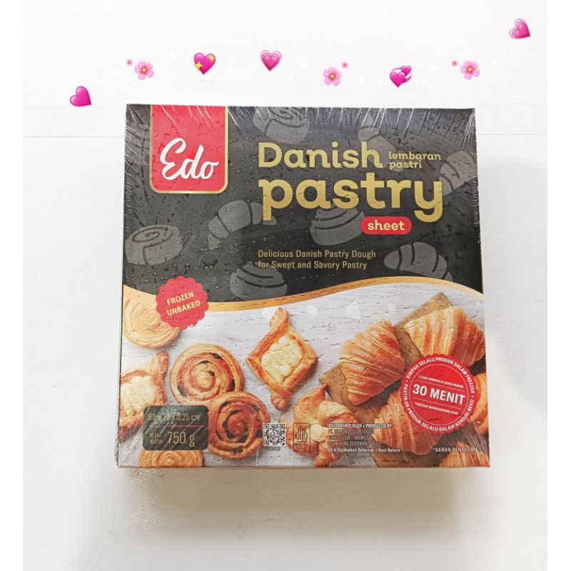 Jual EDO PUFF PASTRY DAN DANISH PASTRY 750GR UKURAN BESAR | Shopee ...