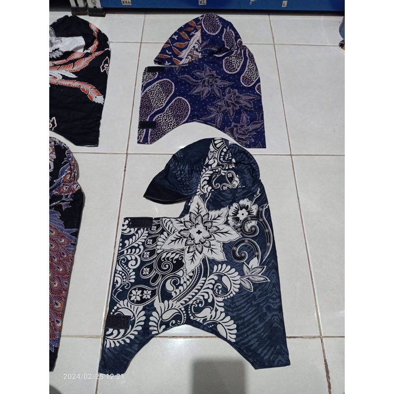 Jual Topi welder topi Las kupluk mancing topi sebo jepang motif batik ...