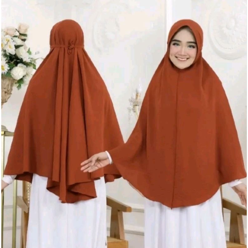 KERUDUNG PED TALI CRINKLEE/ HIJAB PET ANTEM CRINKLE // BERGO PED TALI CRINKLE AIRFLOW SYAR'I