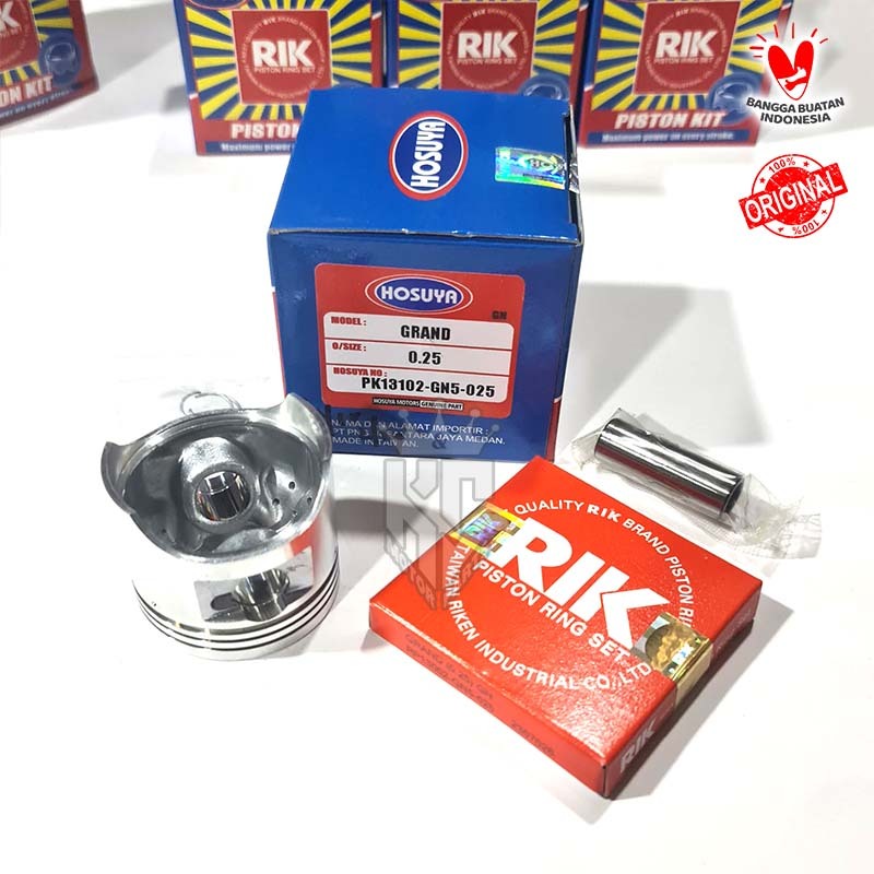 Jual Piston Seher Kit Set Komplit Hosuya RIK Riken STD - 200 Supra x ...