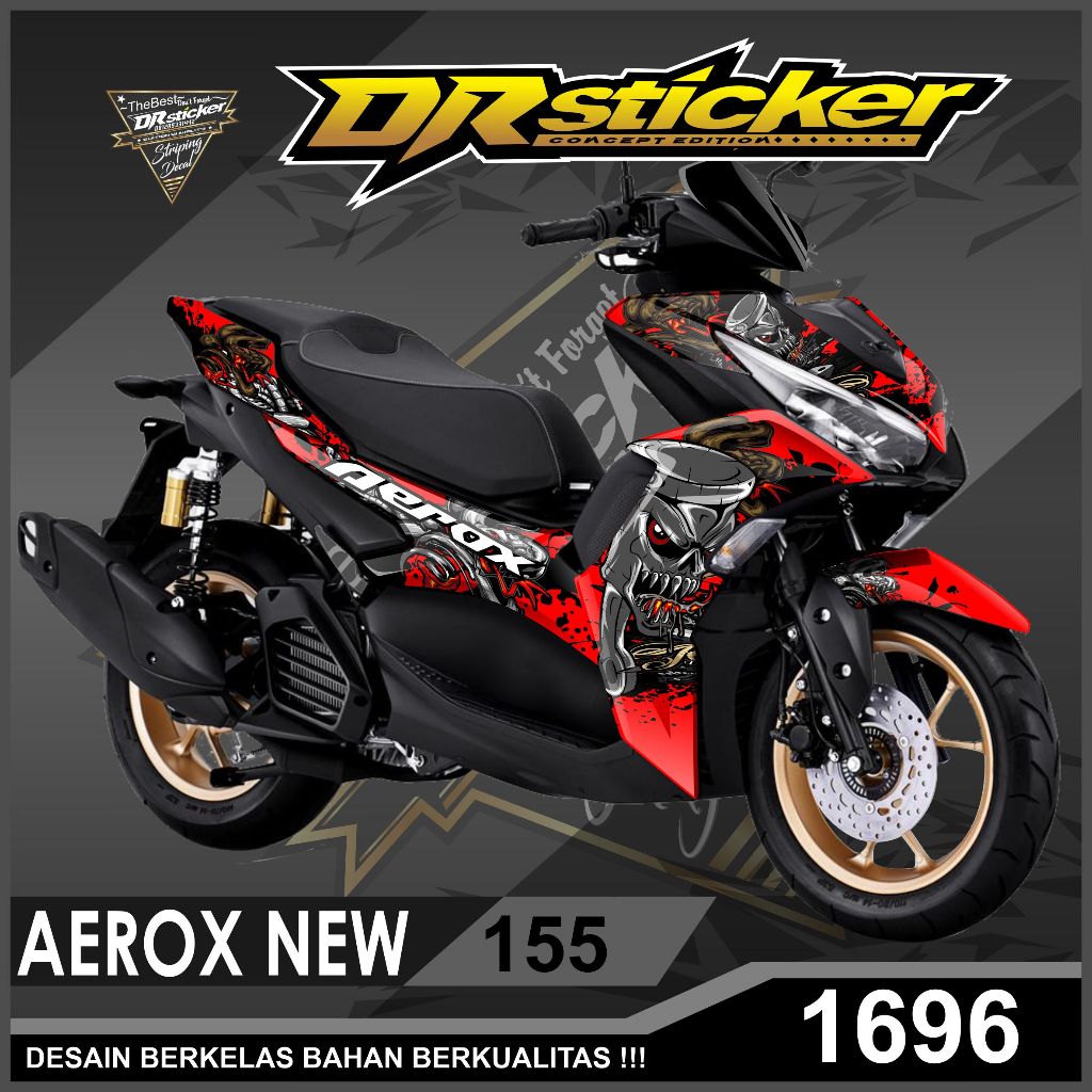 Jual Stiker Decal Aerox New 155 Full Body Sticker Motor Connected 155 ...
