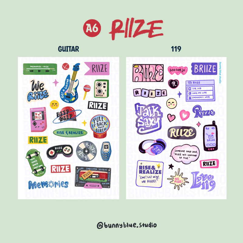 Jual RISE Fanart Sticker | Shopee Indonesia