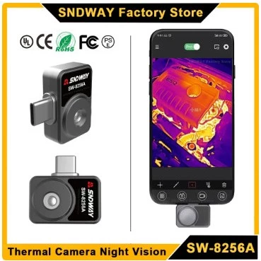 Sndway infrared thermal imager night vision android usb c sw-8256a