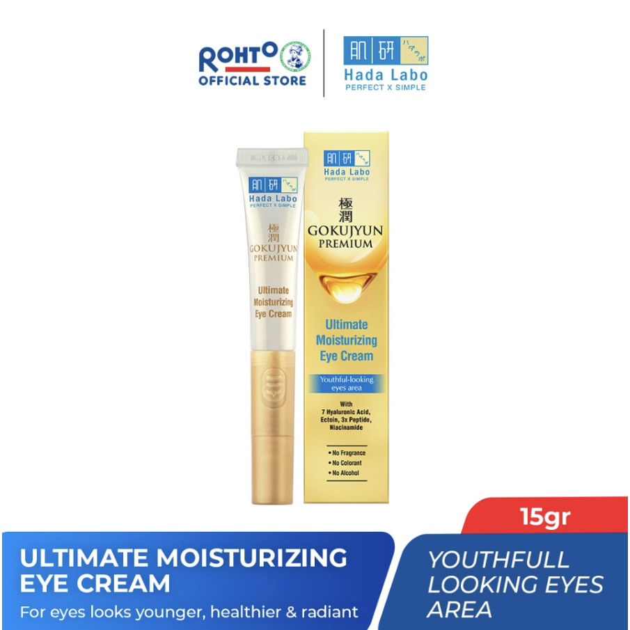 Jual Hada Labo Gokujyun Premium Ultimate Moisturizing Eye Cream 15