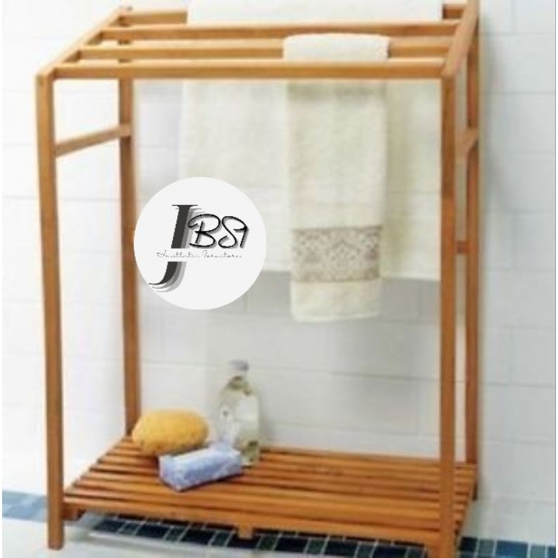 Jual RAK HANDUK KAYU MINIMALIS ( 110cm x 70cm x 45cm ) | Shopee Indonesia