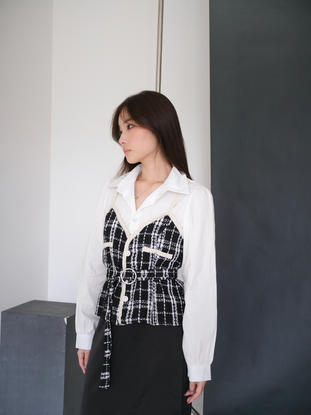 Jual ROUX - Angel Tweed Top | Shopee Indonesia
