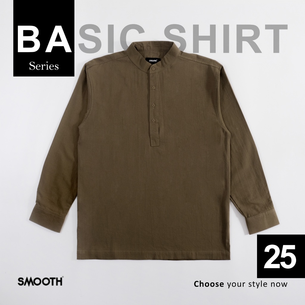 Jual SMOOTH BASIC Kemeja Linen Chelmy Basic Regular Fit Koko Brown ...