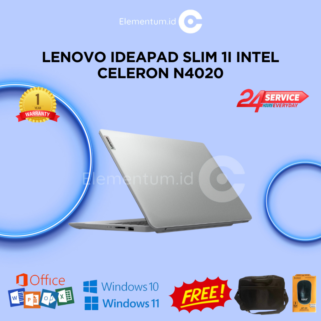 Jual Lenovo Ideapad Slim 1i Intel Celeron N4020 | 8GB 256GB Ssd - Win ...