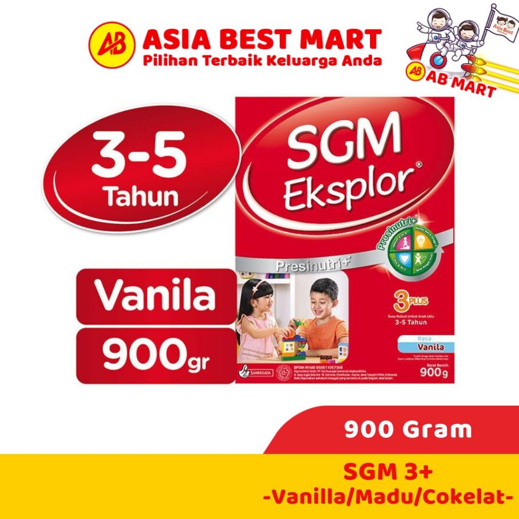 Jual Sgm 3+ Vanilla Coklat Madu 900 Gram / Susu Bubuk Anak Susu Formula ...