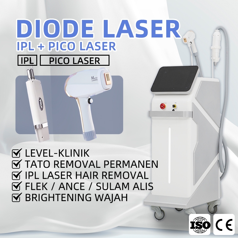 Jual ⭐Showroom JKT⭐Pico laser 2in1 810 diode laser ipl laser hair