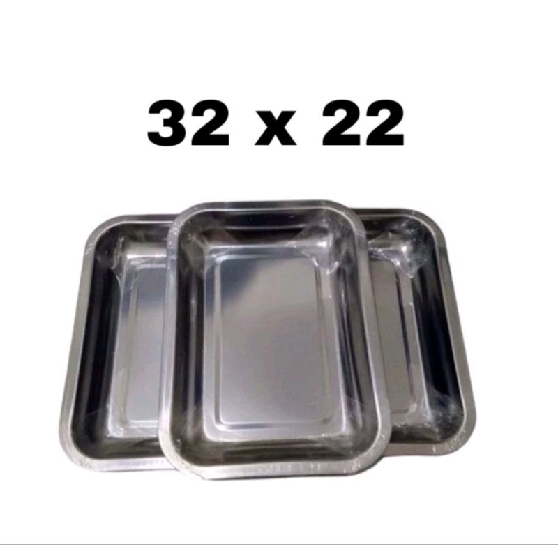 Jual Talam stainless Tebal Service Tray Nampan Petak Cantik murah ...