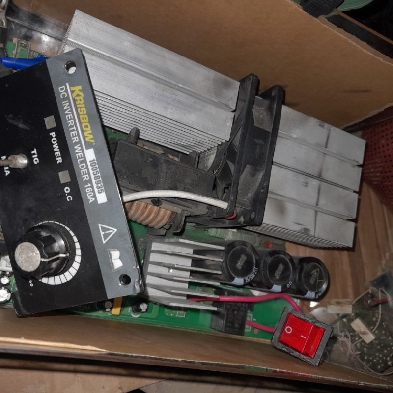 Jual mesin las 160a pcb mesin las igbt 160a mma tig (lift tig) trafo ...