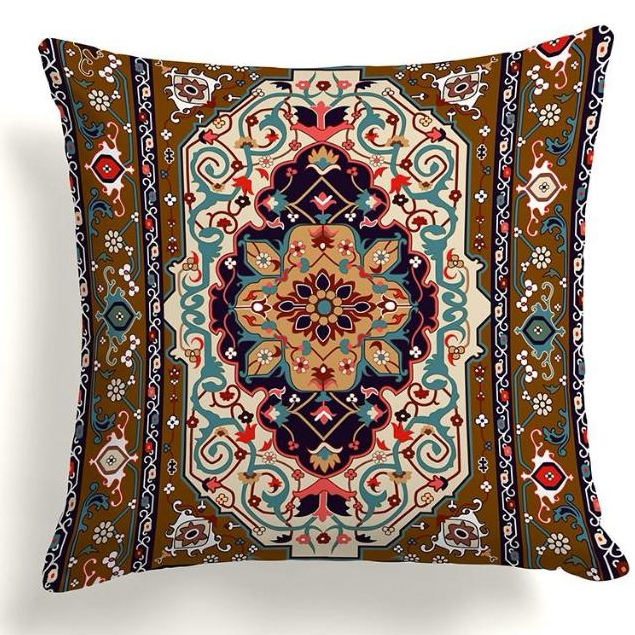 SARUNG Bantal Sofa Print Motif Turkish Kilim 40x40 50x50 cm Turkey Maroko  Cover Cushion Pillow
