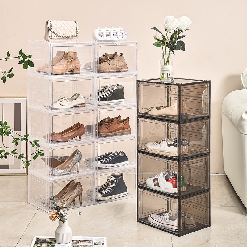 Jual Shoe Box Extra Large Kotak Sepatu Transpatan Kotak Sneakers Rak ...