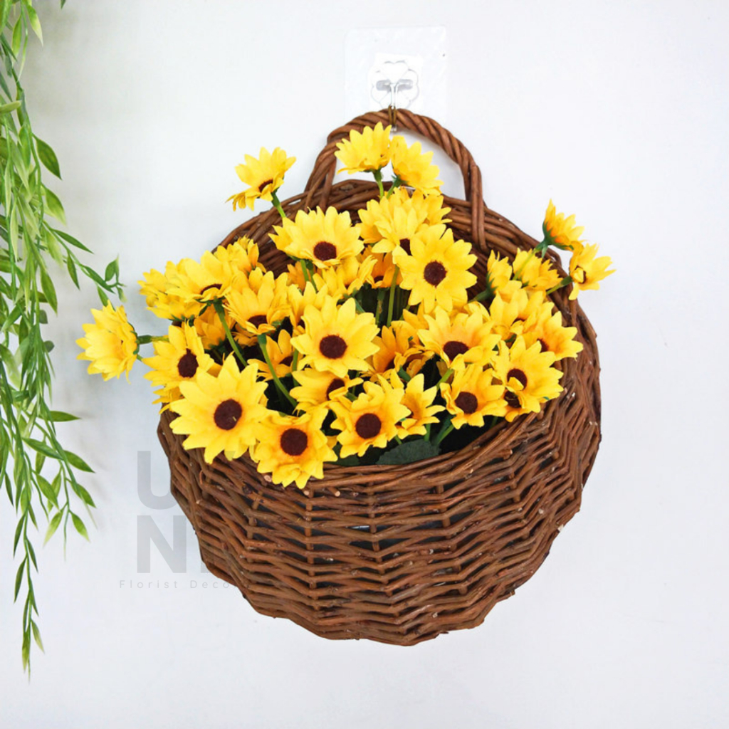 Jual Bunga Matahari Kecil Plastik Buket Sunflower Bunga Hias Dekor