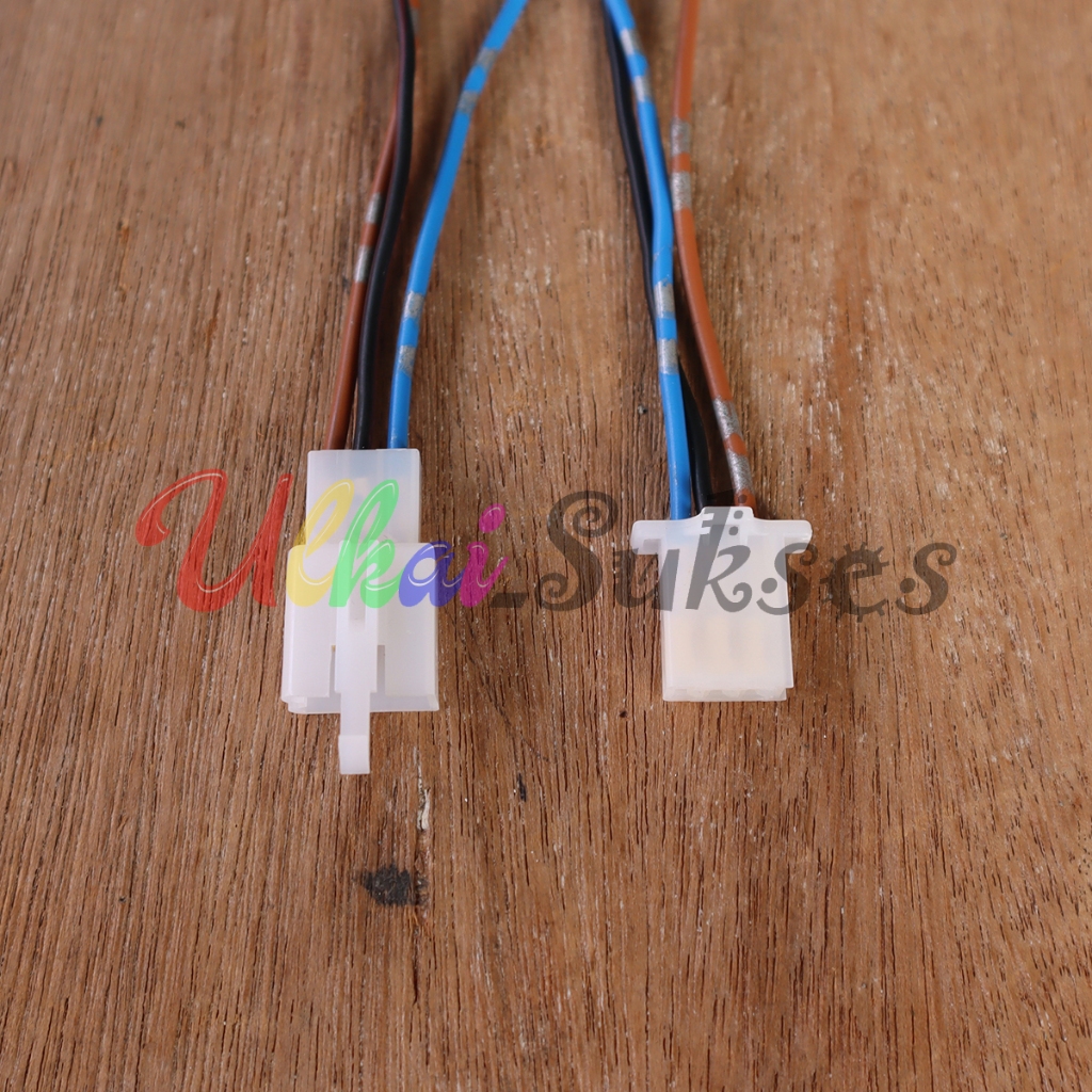 Jual Socket Konektor Motor Mobil 3 PIN Mini Male Female - Soket ...