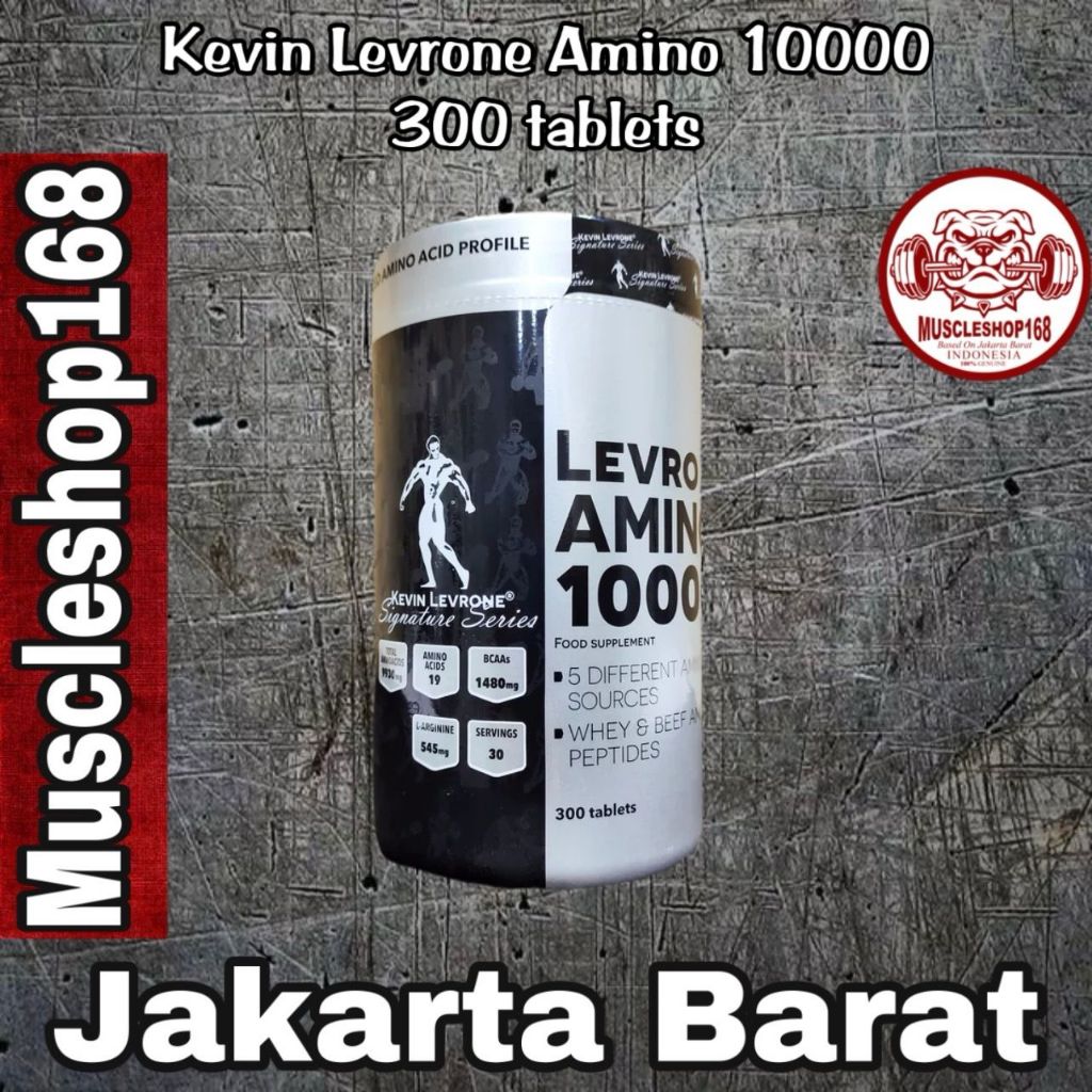 Jual Kevin Levrone Levro Amino 10000 300 Tablets | Shopee Indonesia