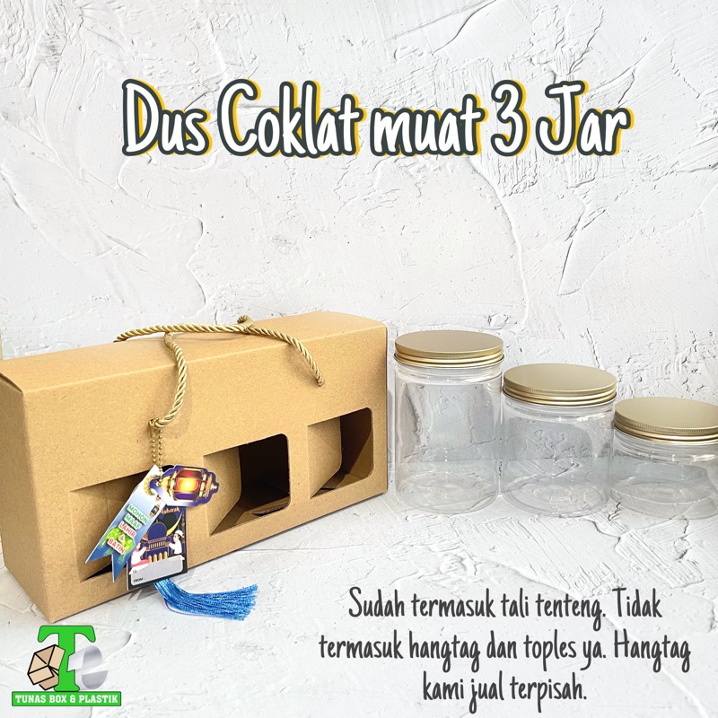 Jual Dus Tenteng Idul Fitri muat 2 - 3 jar | Gable Box Edisi Idul Fitri