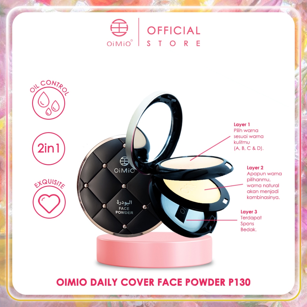 Jual [CLEARANCE SALE ED 2025] OiMiO Daily Cover Face Powder P133 ...