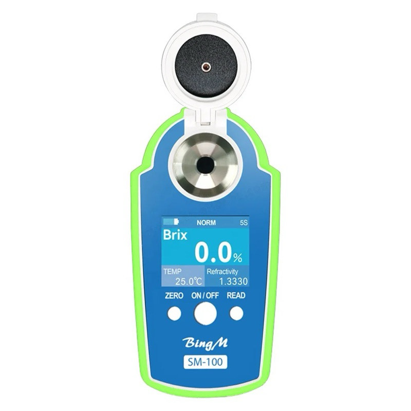 Jual SM-100 Digital Brix Refractometer Fruit Wine Alcohol Tester ...