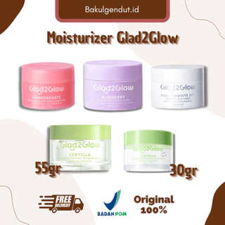 Glad2glow Moisturizer Pomegrante Blueberry Yuja Centella - 30gr